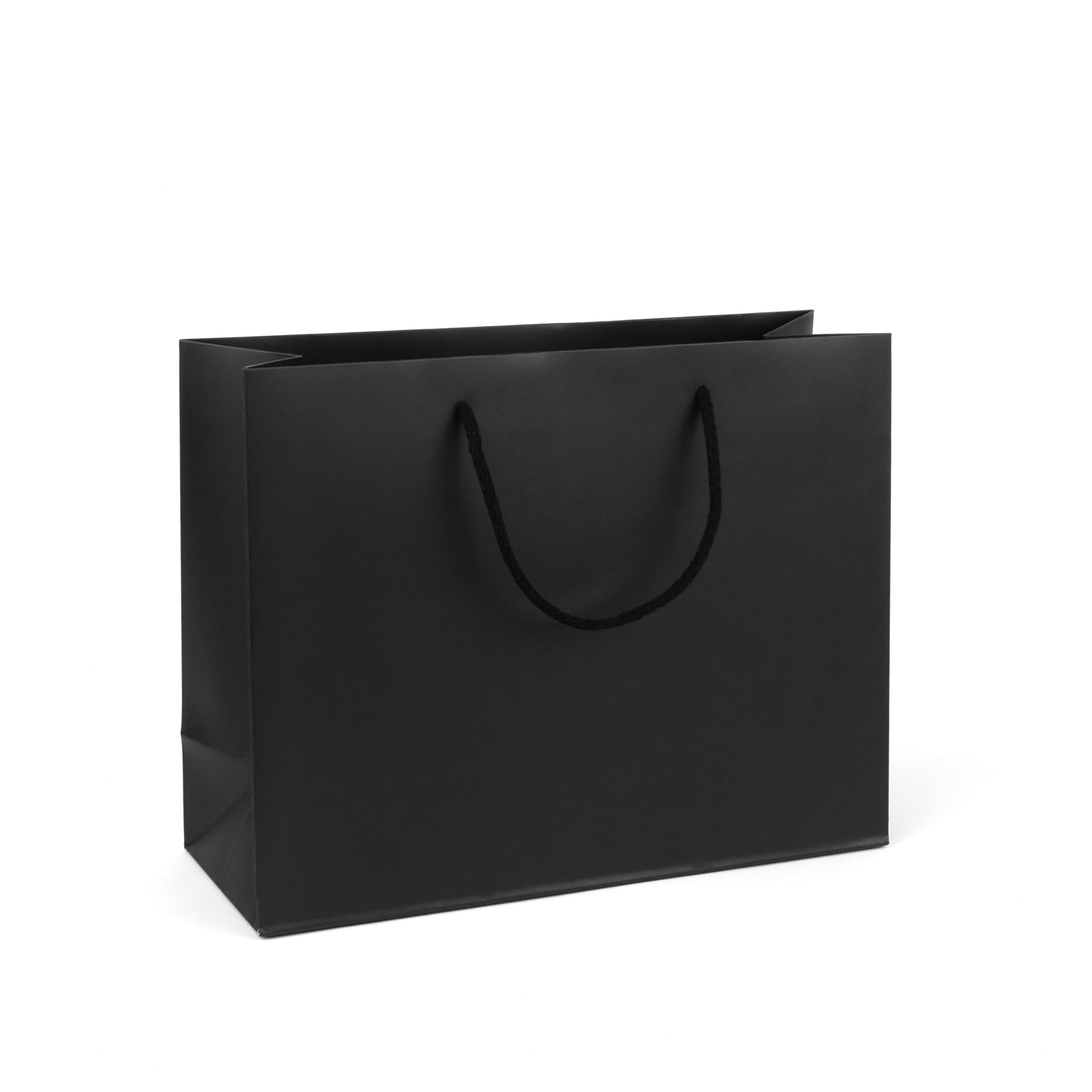 PURE BLACK - Sac en papier noir luxe – Image 5