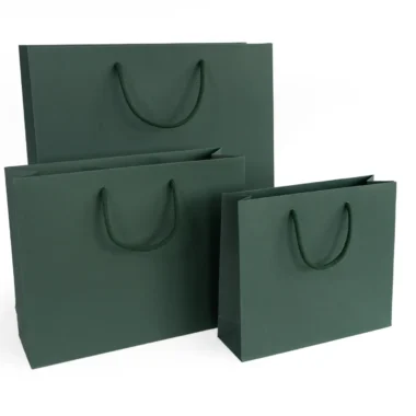 PURE GREEN- sac en papier brut personnalisé