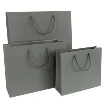 PURE GREY - sac en papier brut personnalisé