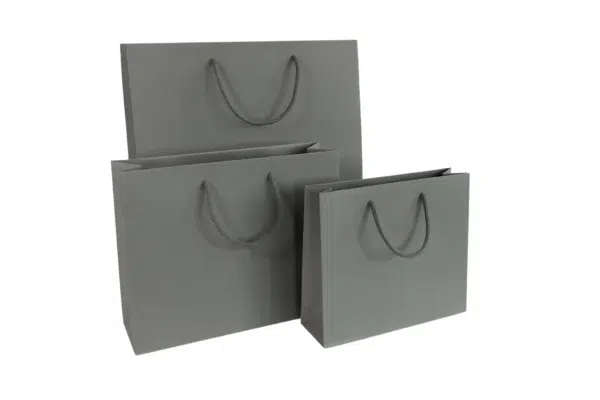 PURE GREY - sac en papier brut personnalisé